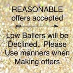 No low ballers